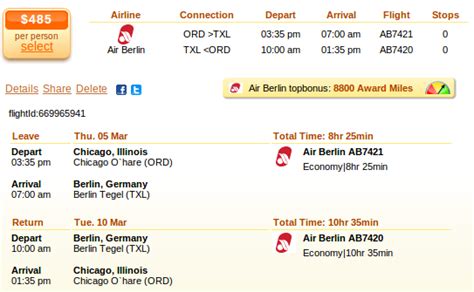 Cheap Flights from Chicago to Berlin .
